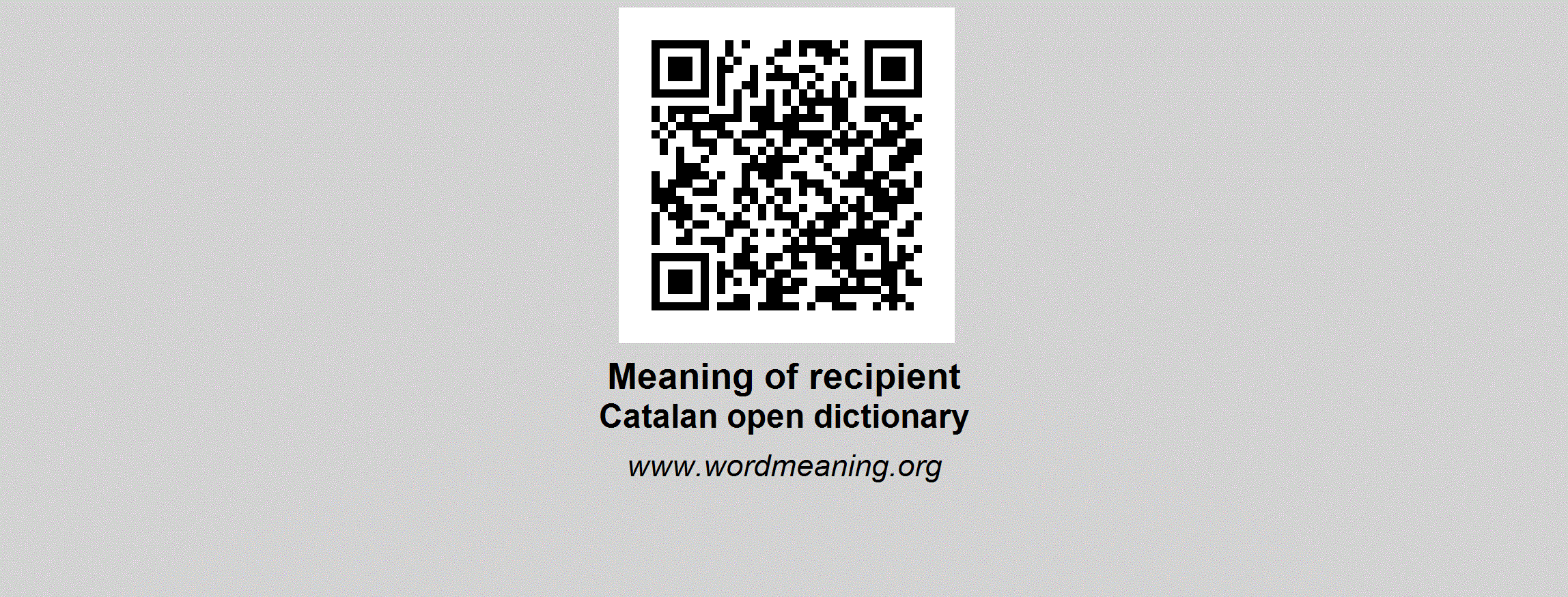 Recipient meaning