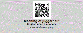 Juggernaut English Open Dictionary