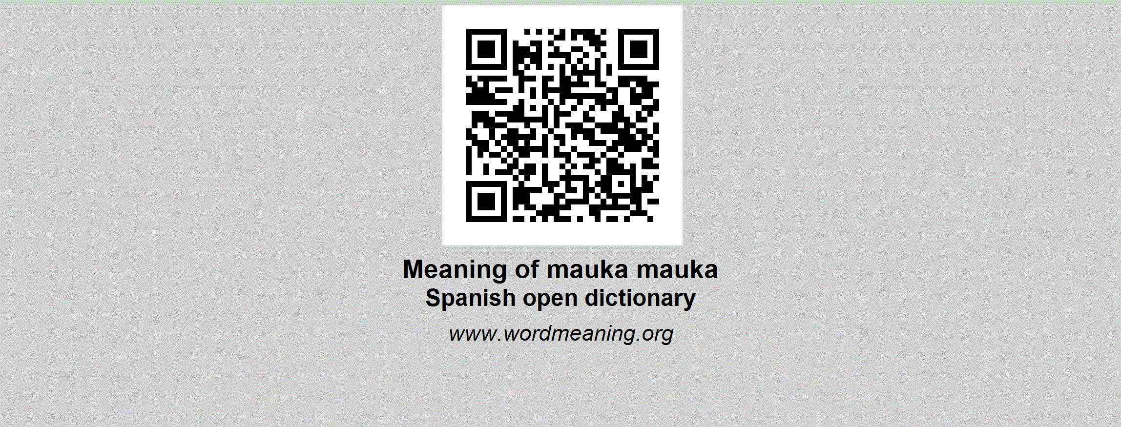 mauka meaning