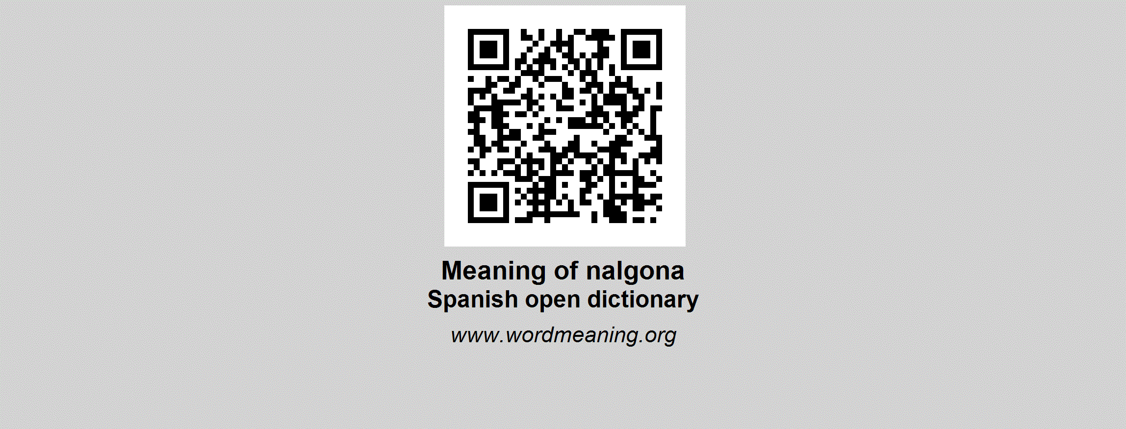 Nalgona means